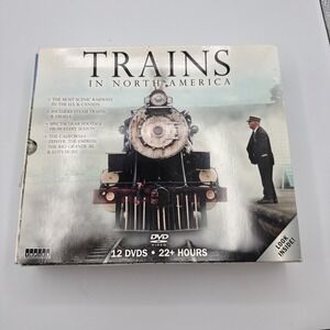 Trains in North America 12 DVD set 22+ hours Train‎ 12 disc